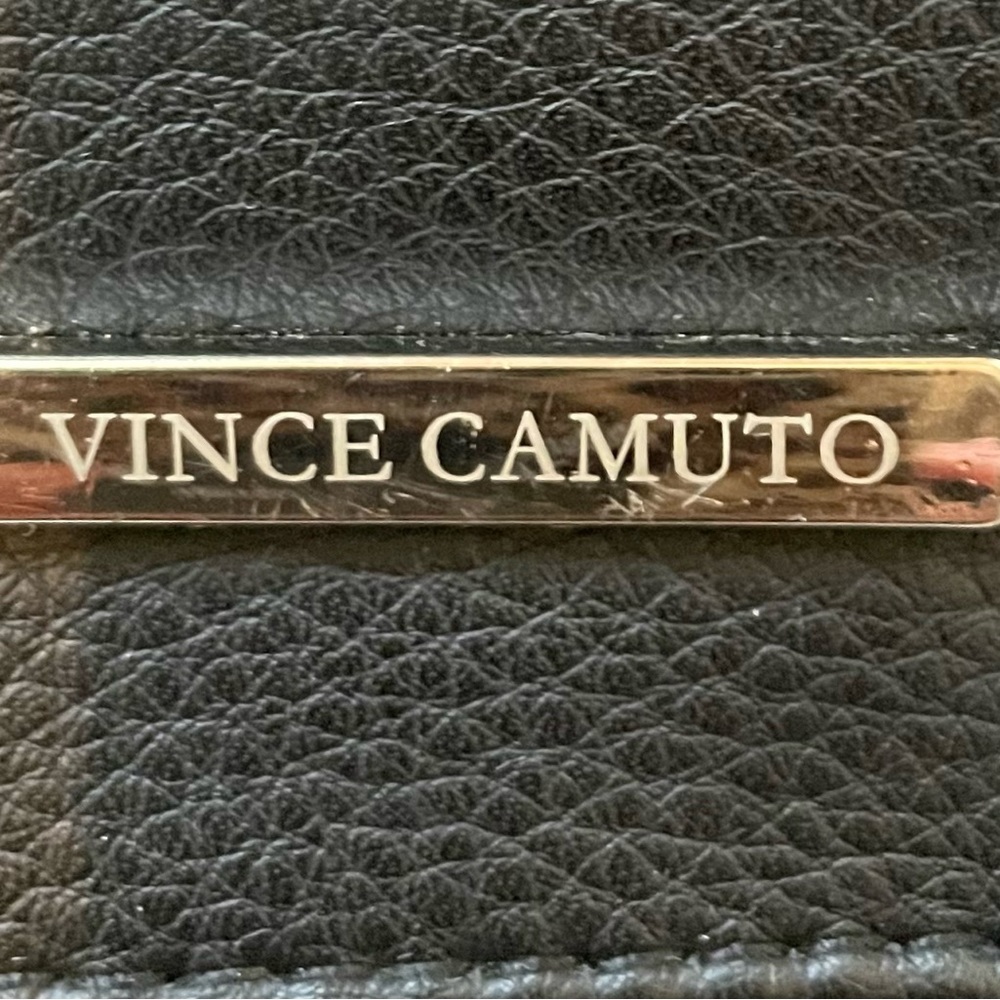 Vince Camuto Black Pebbled Leather Crossbody Belt Bag - Picture 3 of 9